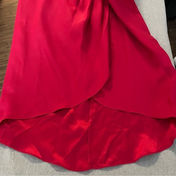 Amanda Uprichard Silk Red Dress - Picture 8 of 9
